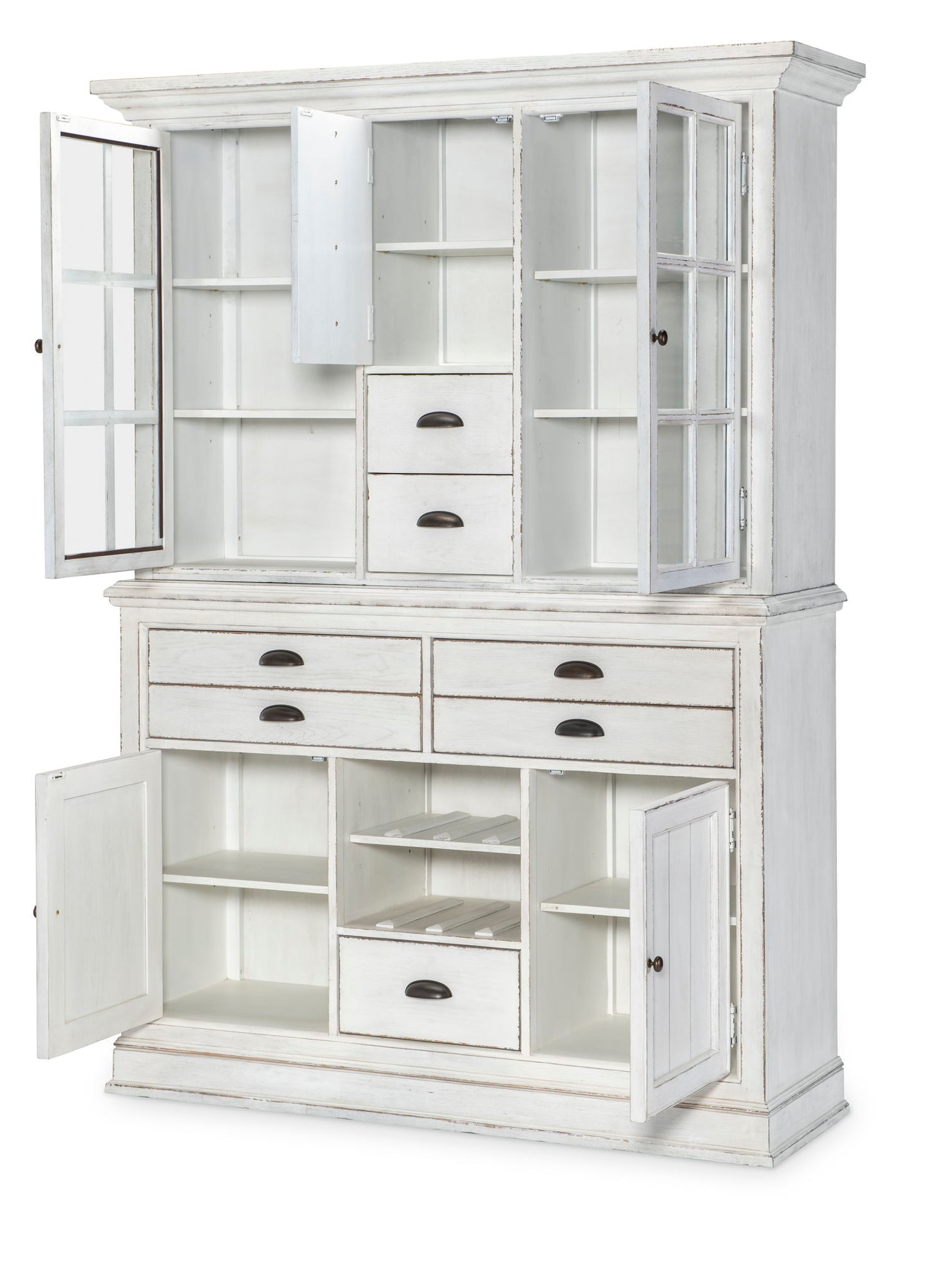 Cottage Park - Credenza Hutch - White