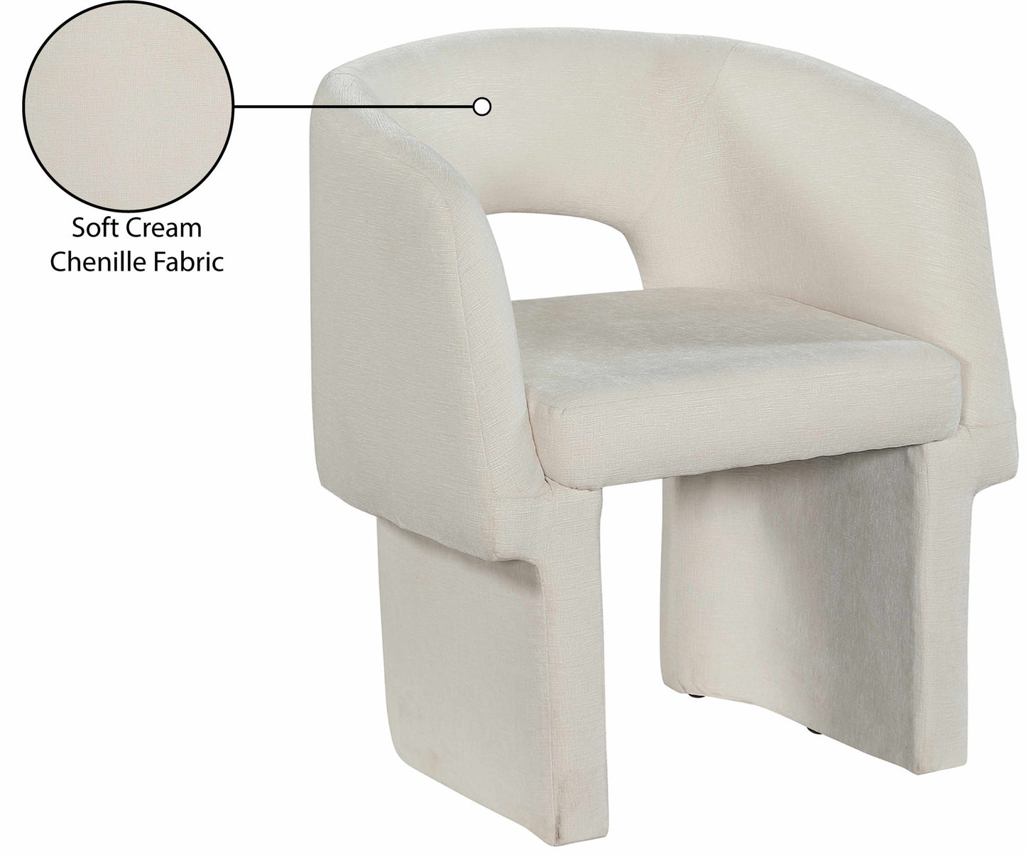 Emmet - Chenille Dining Chair / Accent Chair
