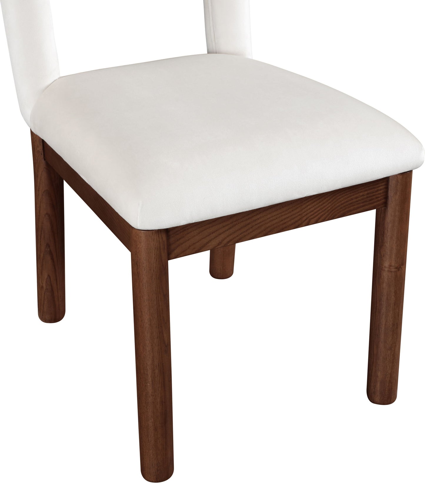 Conrad - Velvet Dining Chair With Brown Legs