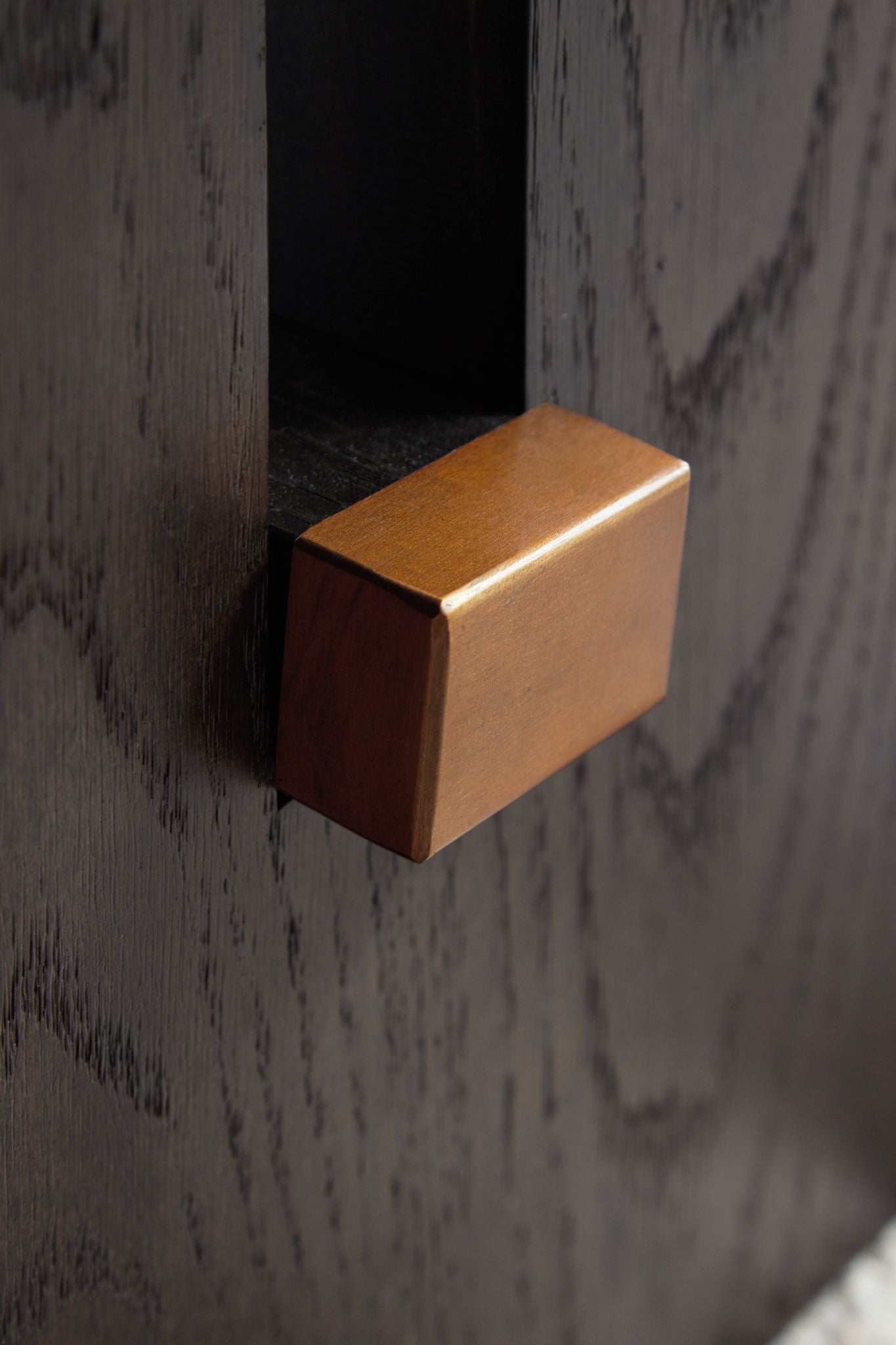 Burkhaus - Rectangular Cocktail Table - White / Dark Brown