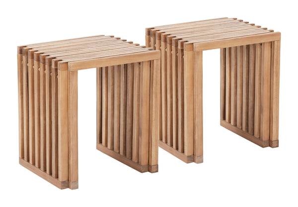 Riviera - Extendable Stool (Set of 2) - Natural