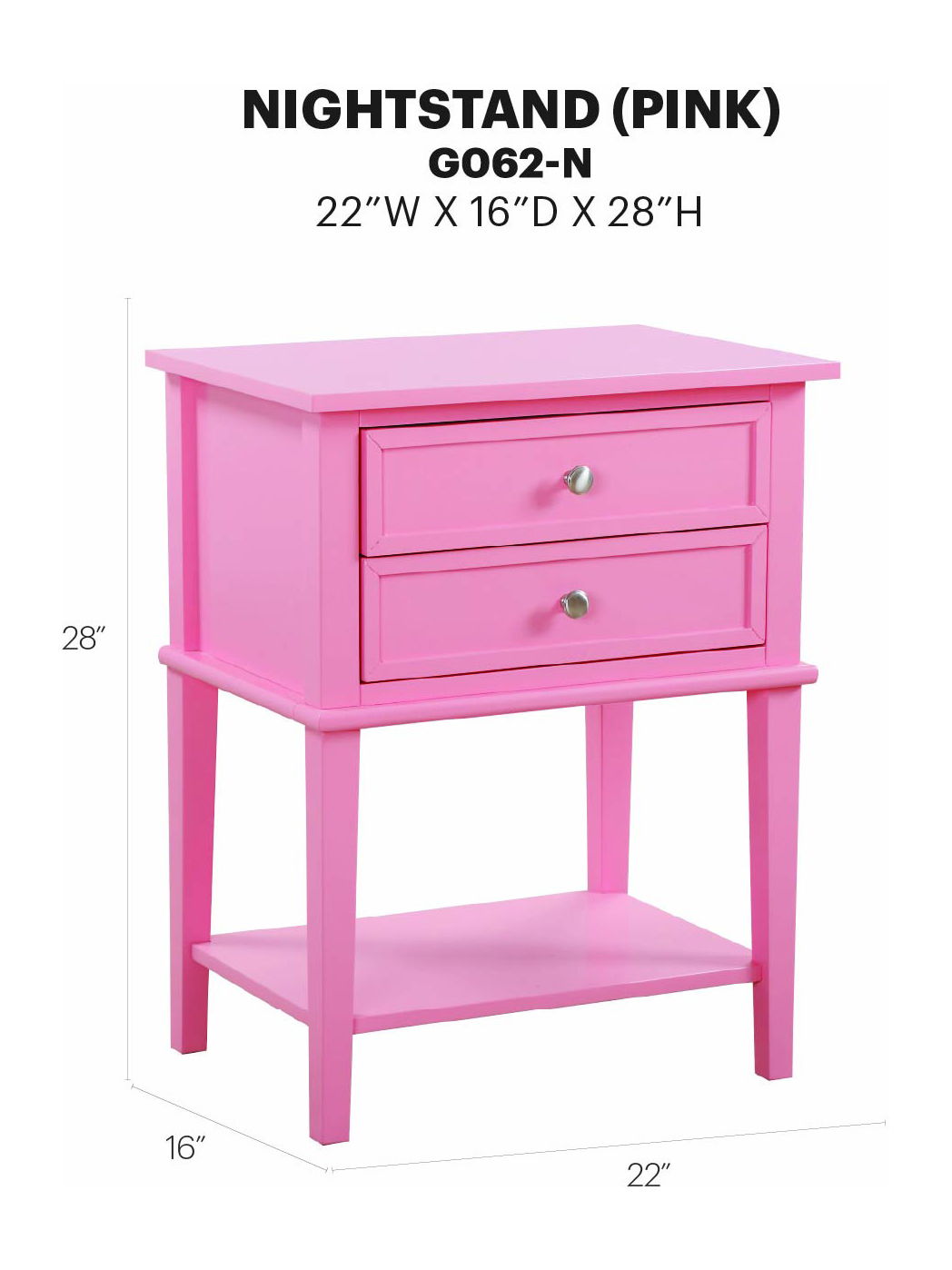 Glory Furniture - Newton - Nightstand