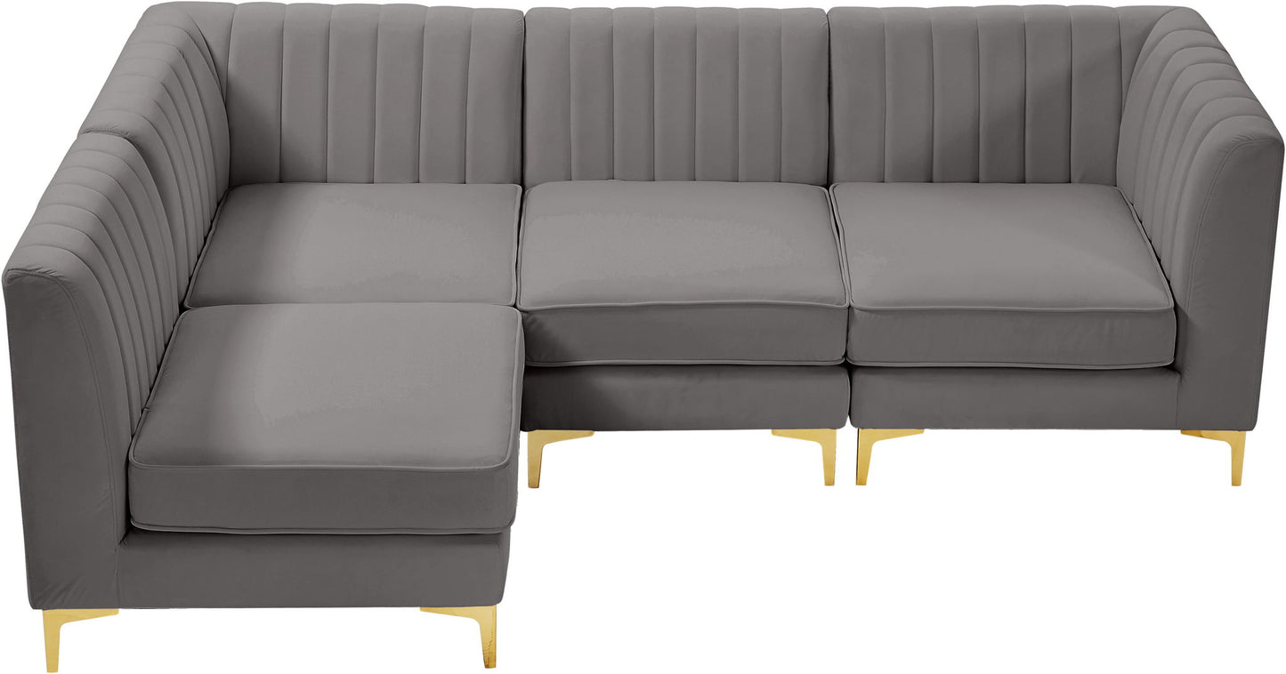 Alina - 4 Piece Modular L-Shaped Sectional