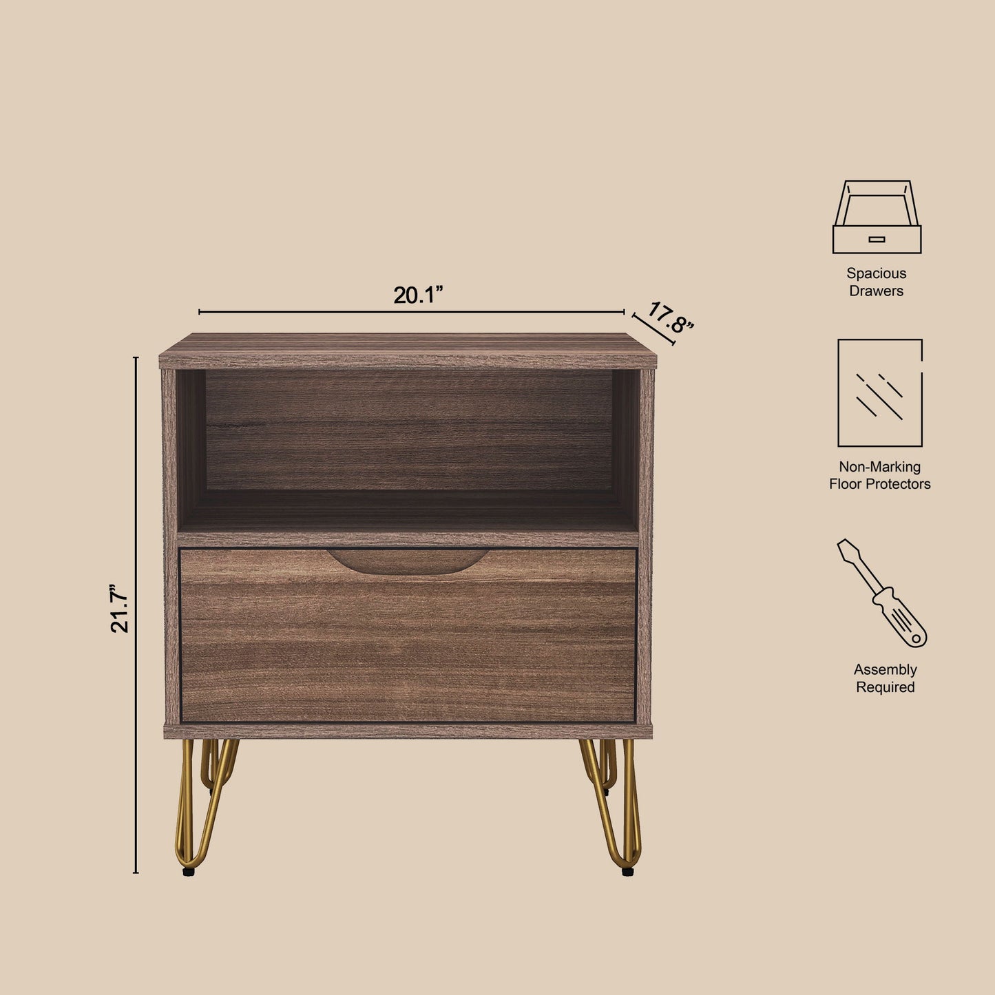 Manhattan Avira - Nightstand