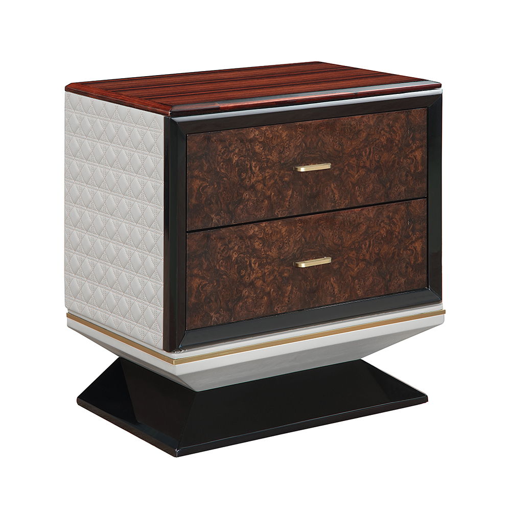 Jamonica - Nightstand With 2 Drawers - Dark Brown