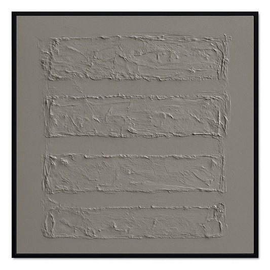 Framed Canvas Terrain Study - Black