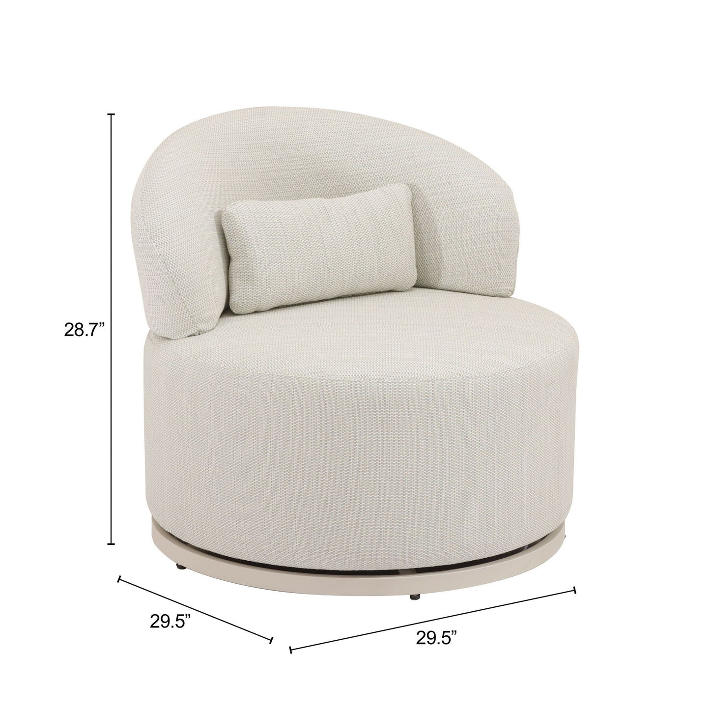 Sausalito - Swivel Chair - Beige
