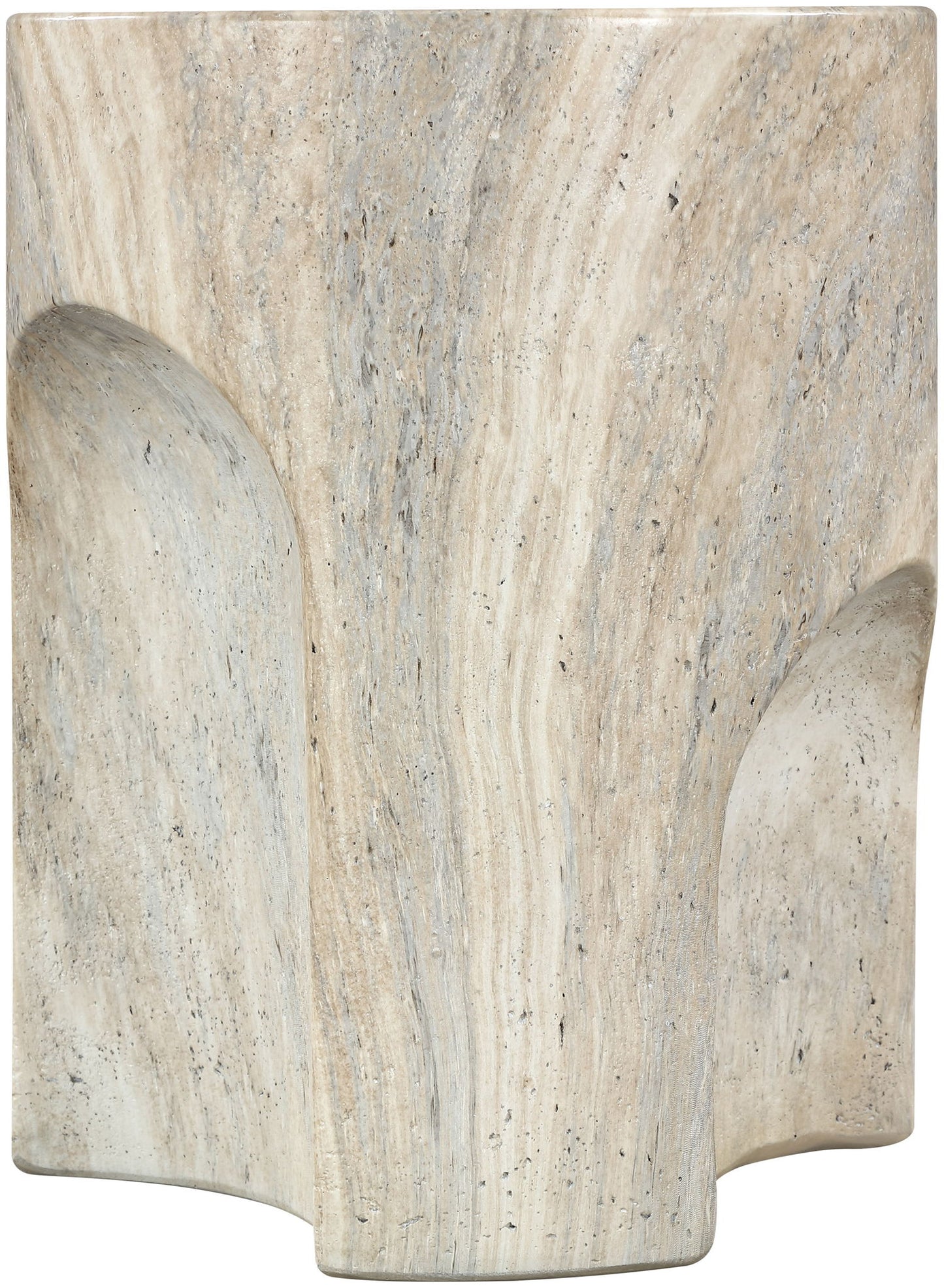 Olira - Concrete And Fiberglass Indoor / Outdoor End Table