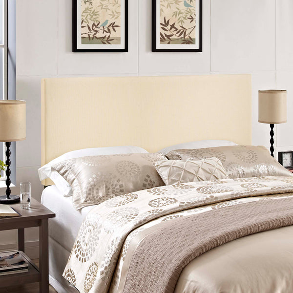 Region Upholstered Headboard - King, Ivory