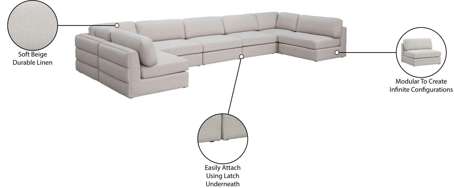 Beckham - 7 Piece Modular Sectional