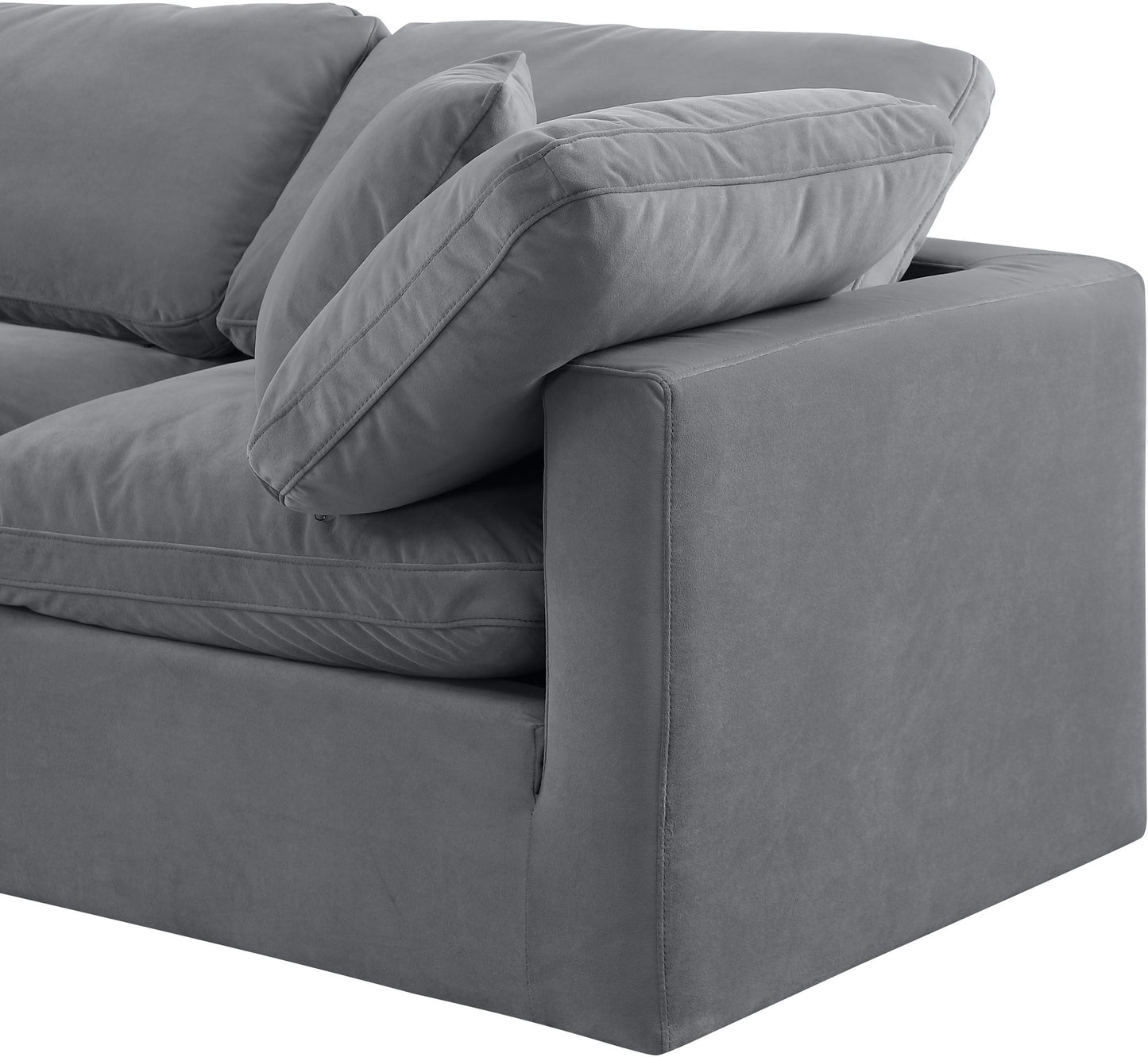 Indulge - Velvet 7 Piece Modular Sectional