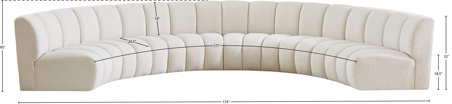 Infinity - 6 Piece Boucle Modular Sectional