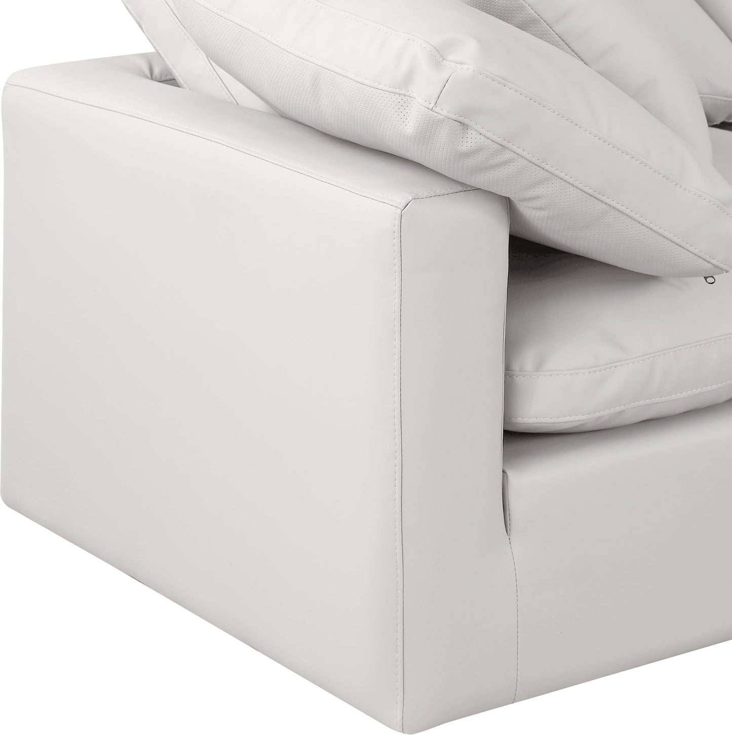 Indulge - Faux Leather 8 Piece Modular Sectional