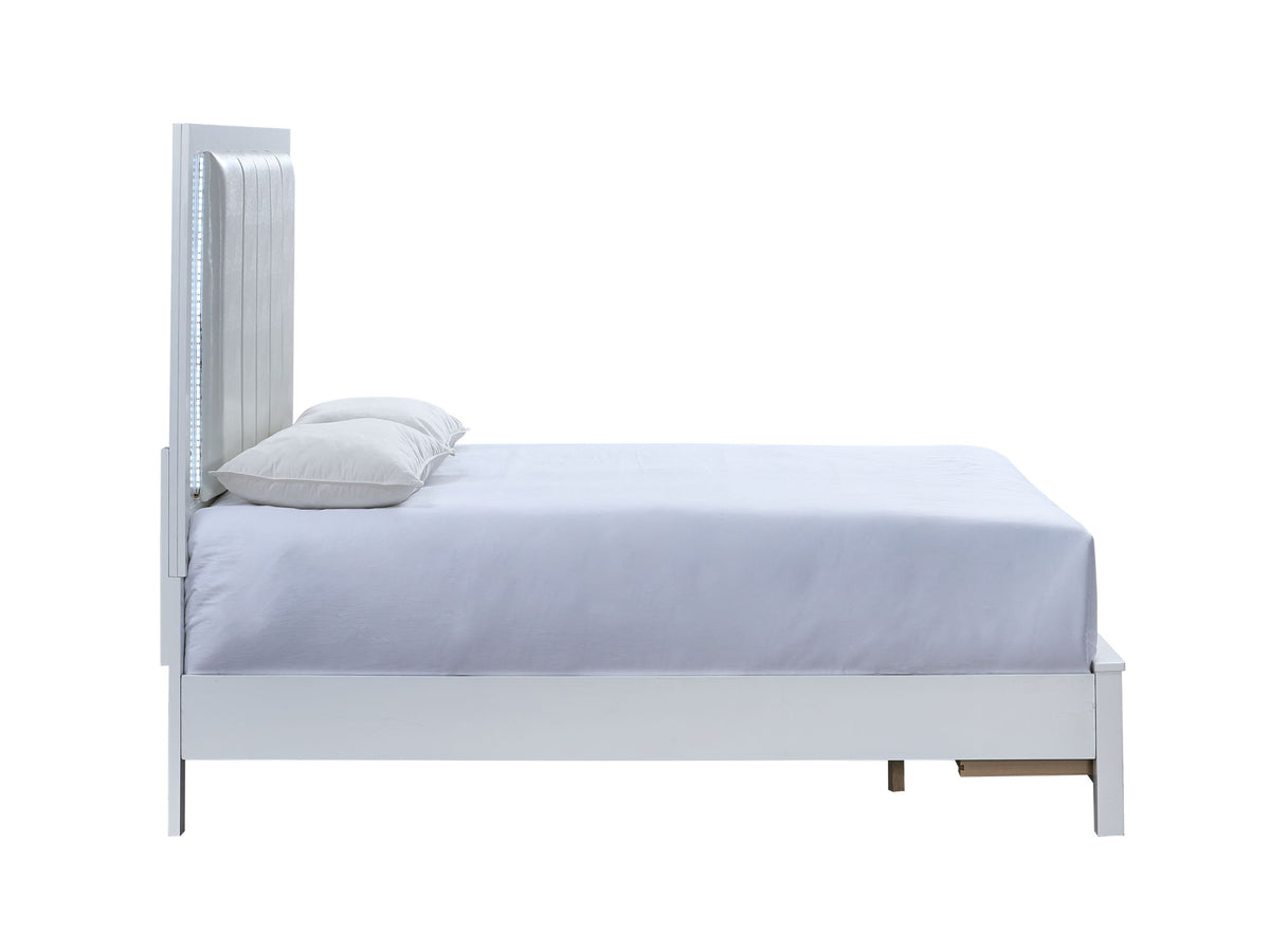Glory Furniture - Burlington - Storage Bed With Upholstered Headboard