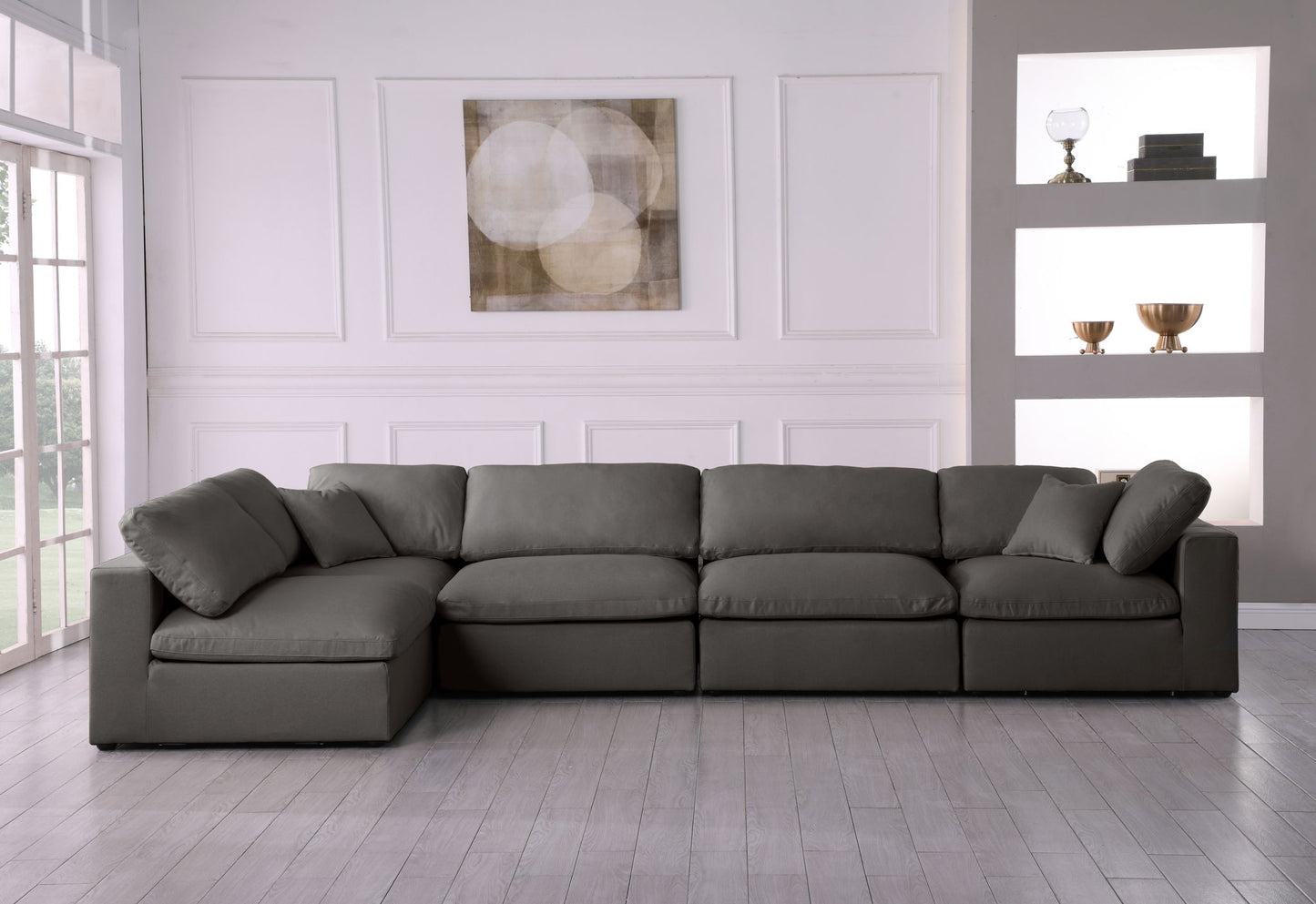 Plush - 5 Piece Modular Sectional
