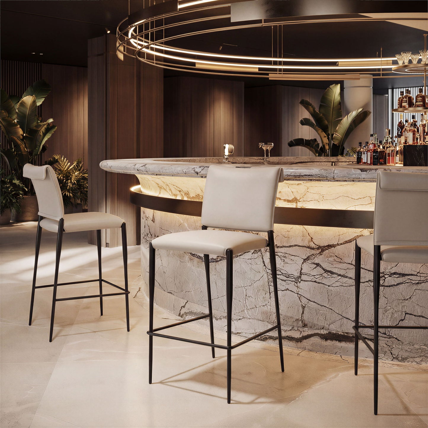 Freesia - Barstool (Set of 2)