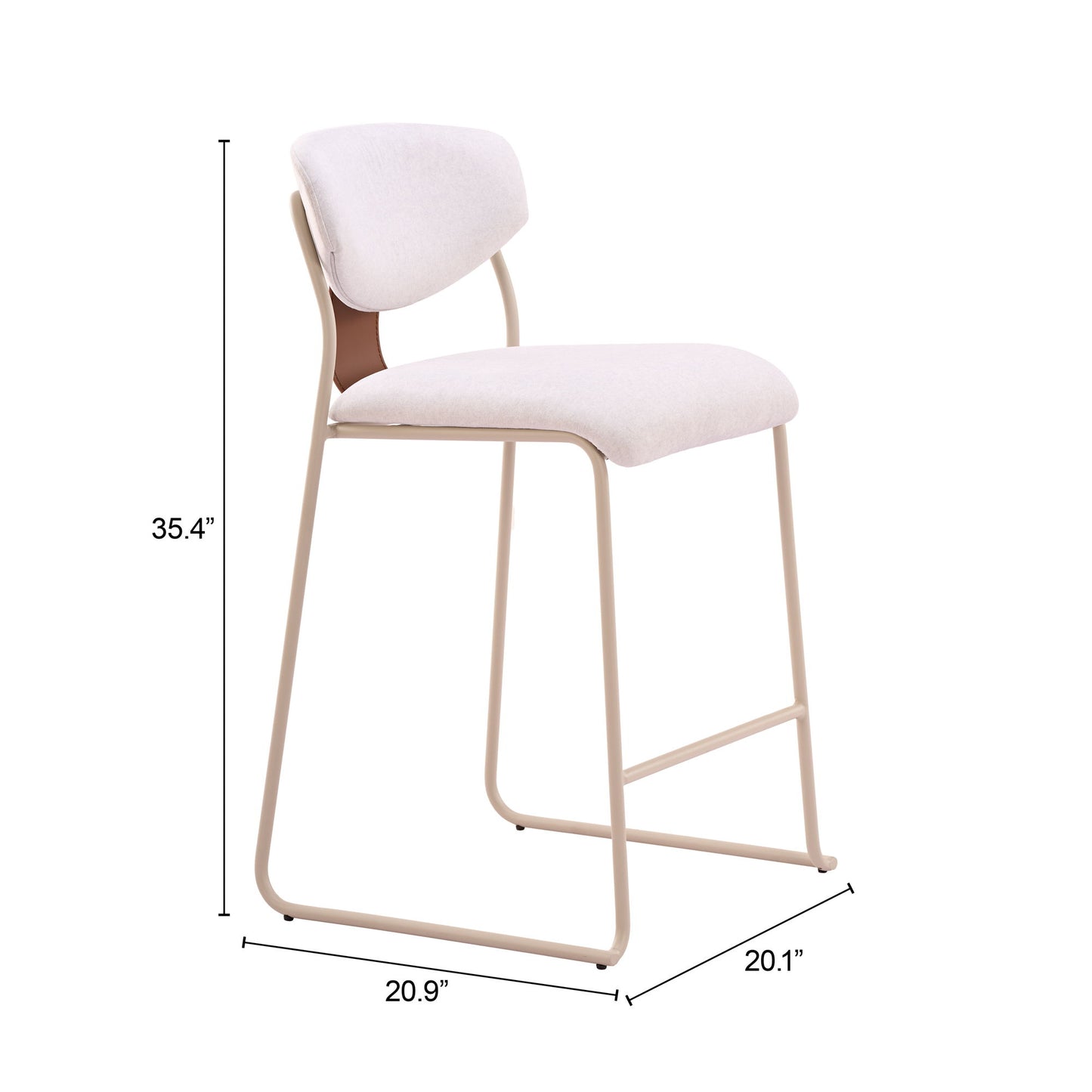 Meadow - Counter Stool (Set of 4) - White