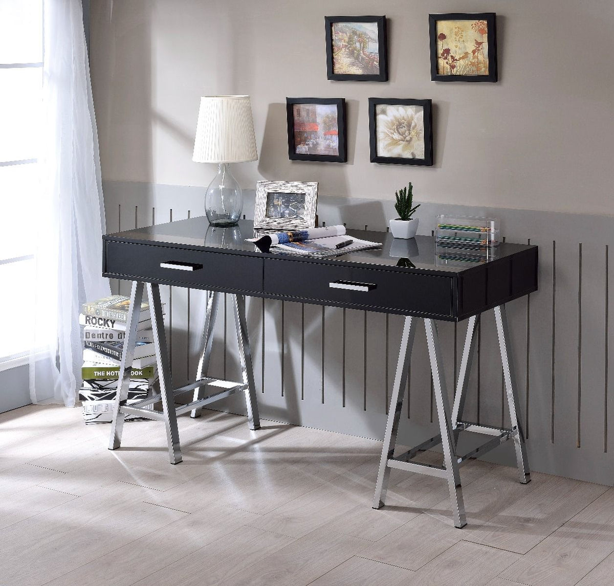 Coleen - Writing Desk With USB