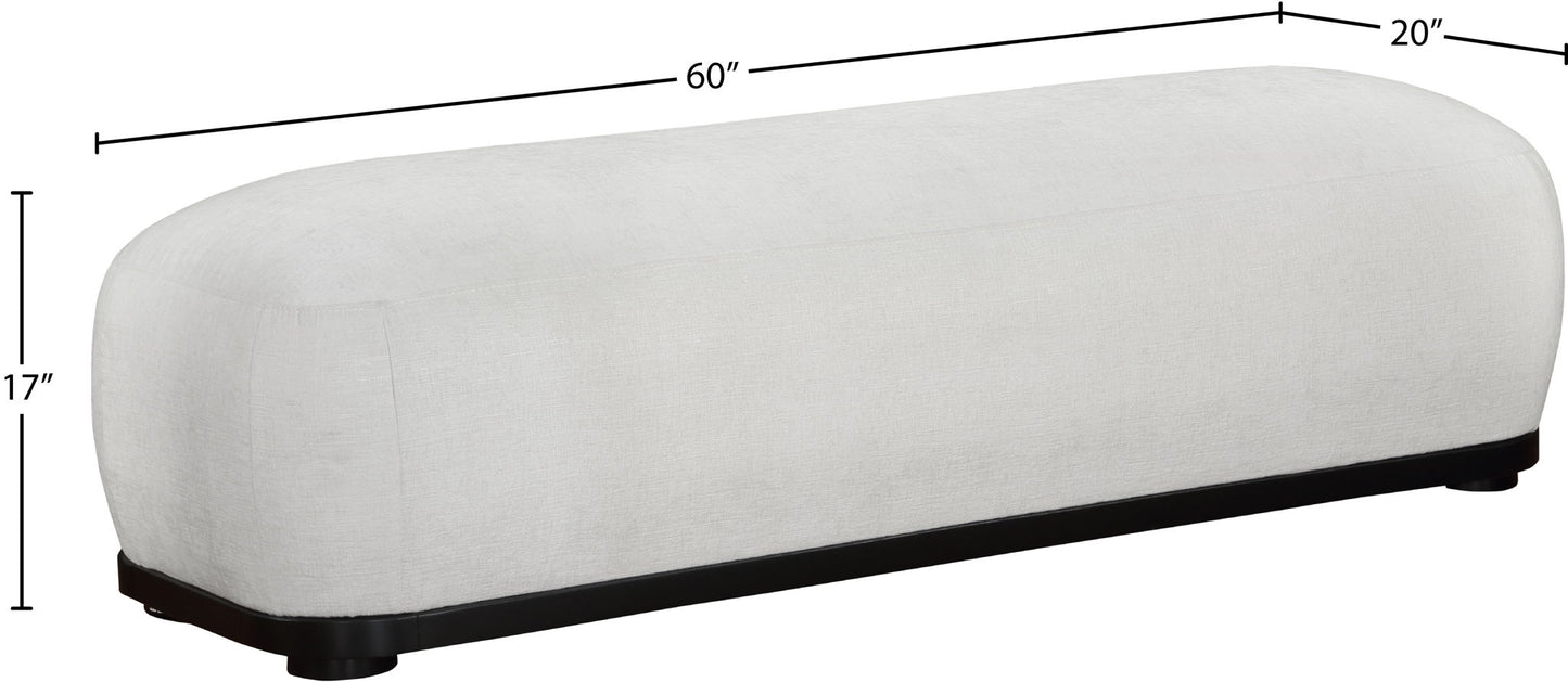 Calum - Bench - Black Frame
