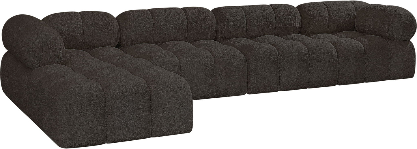 Ames - 5 Piece Fabric Modular Sectional