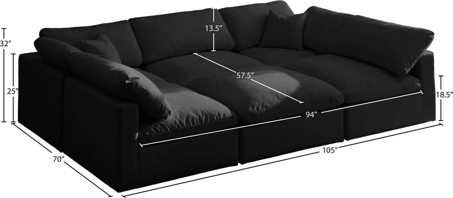 Plush - 6 Piece Modular Sectional