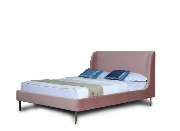 Manhattan Heather - Bed With Gold Legs