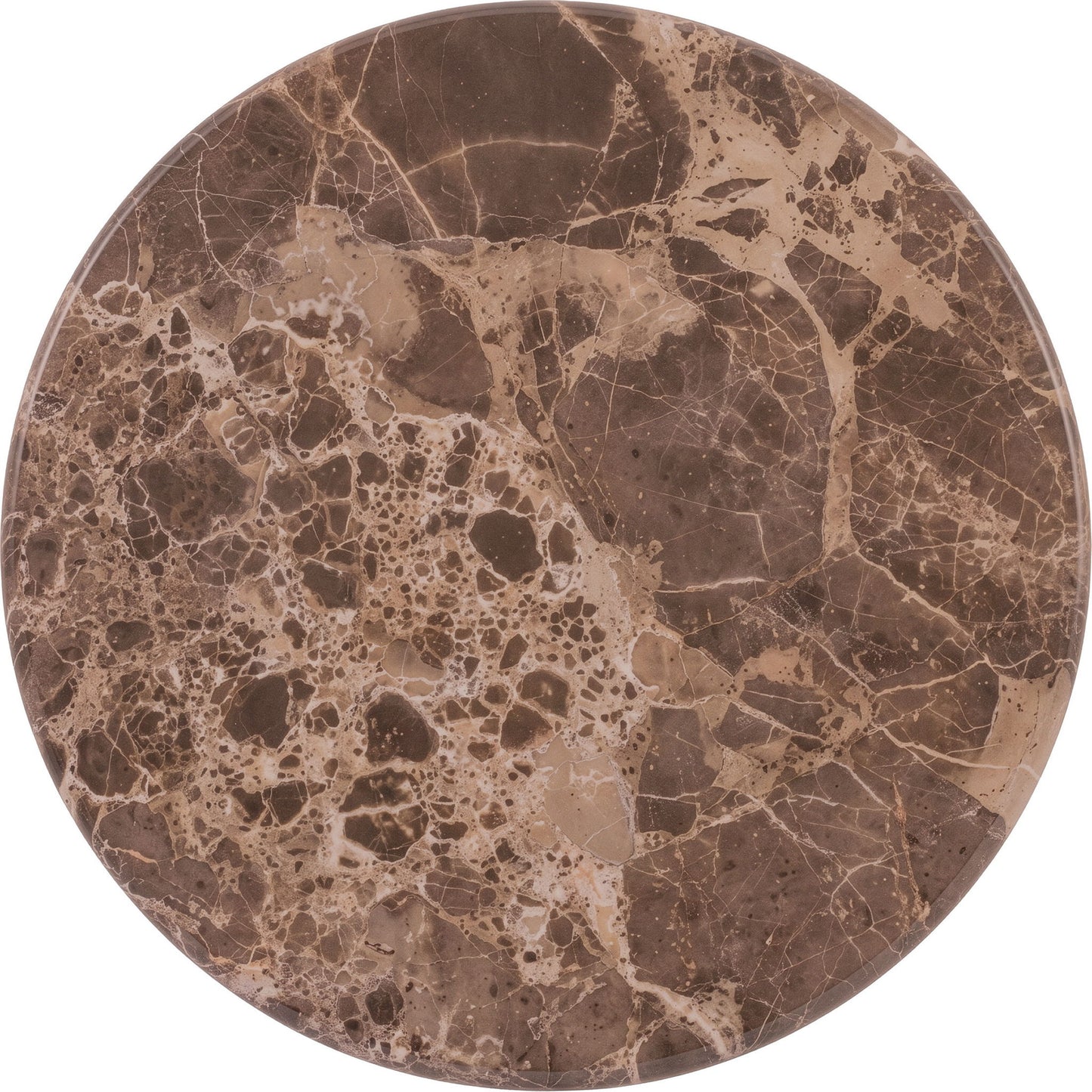 Cindra - Genuine Marble Top And Iron Base Table