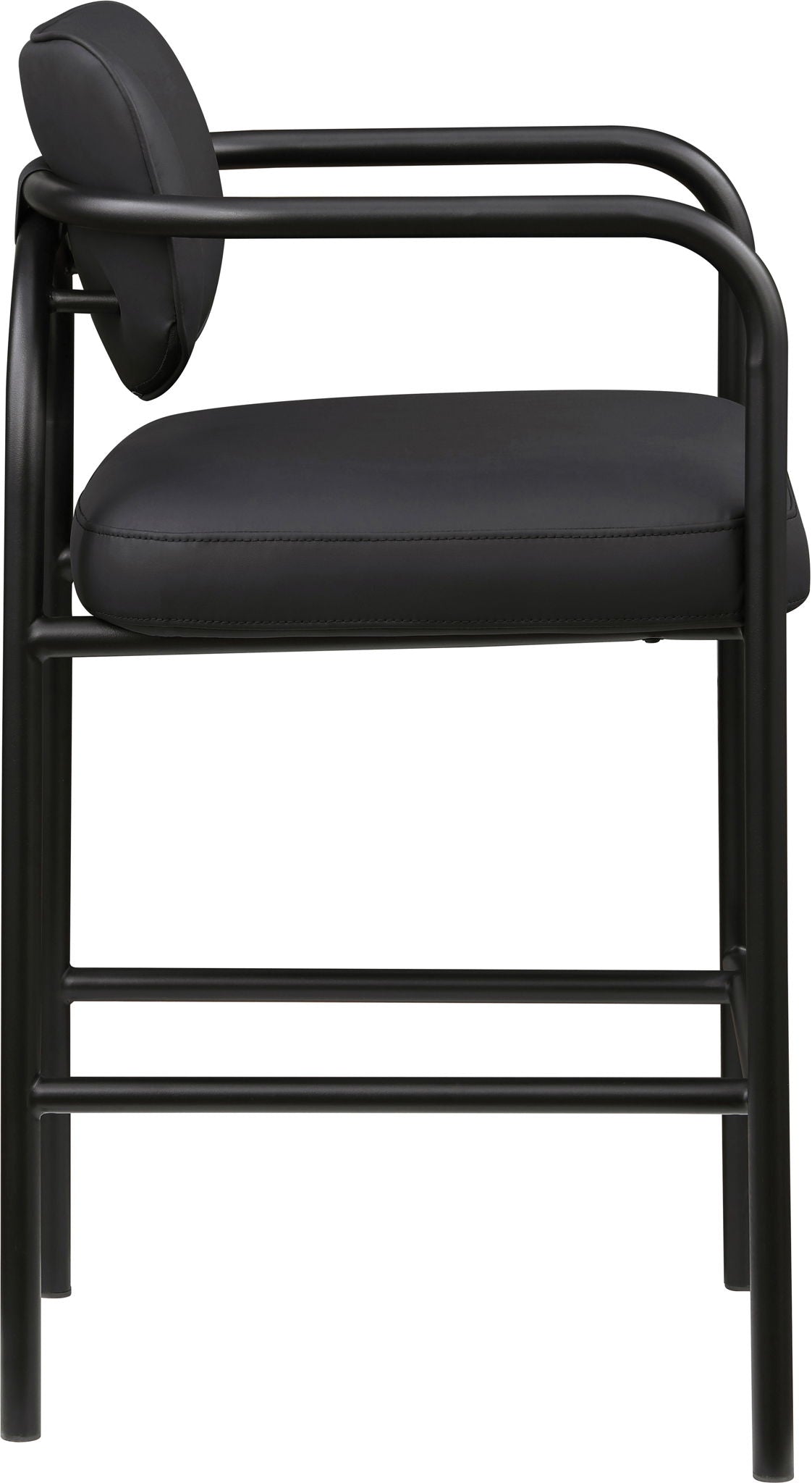 Serava - Vegan Leather Upholstered Bar Stool