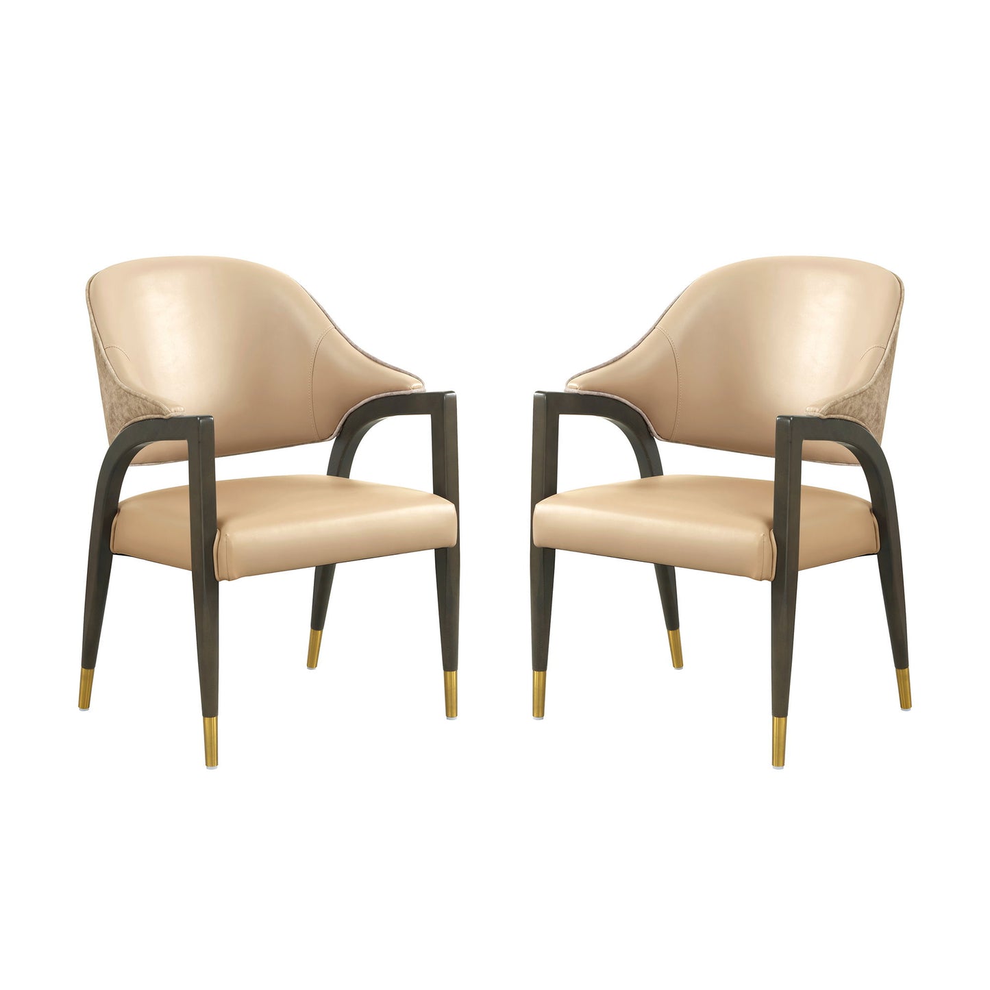 Manhattan Collette - Wood Upholstered Armchair