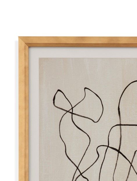 Bound I Framed Print - Light Brown