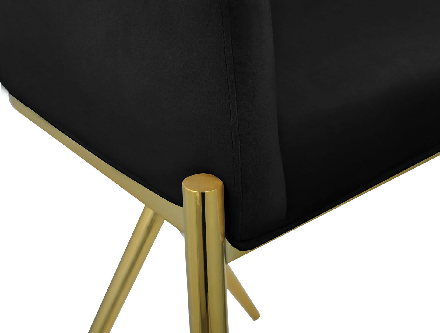 Xavier - Counter Stool with Gold Legs