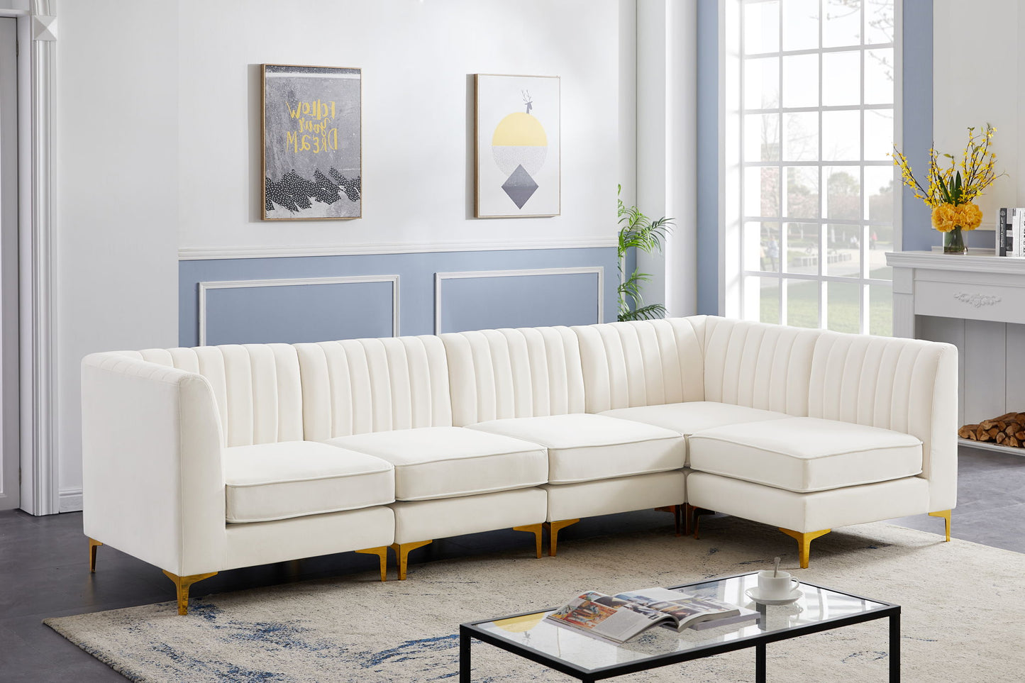 Alina - 5 Piece Modular Sectional
