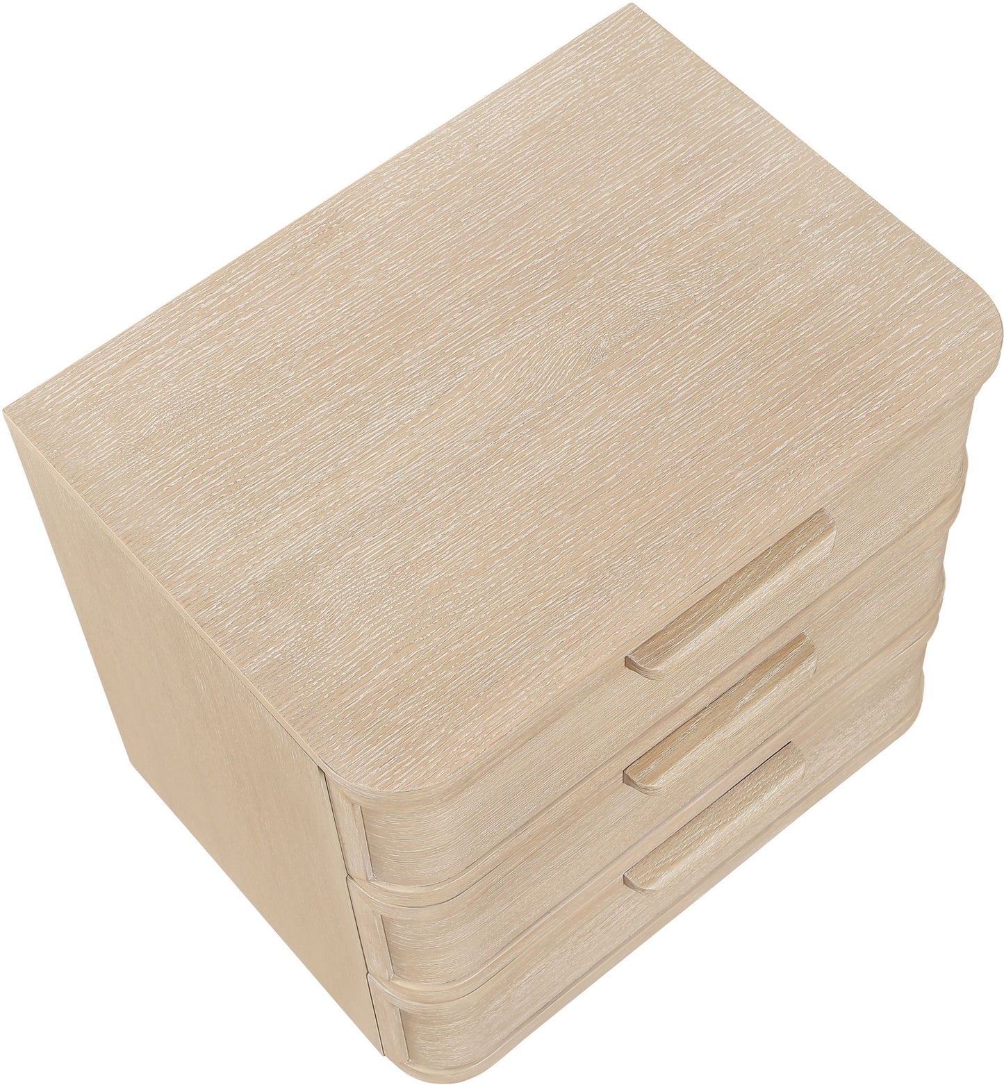 Tiberio - Oak Veneer And Solid Wood Nightstand