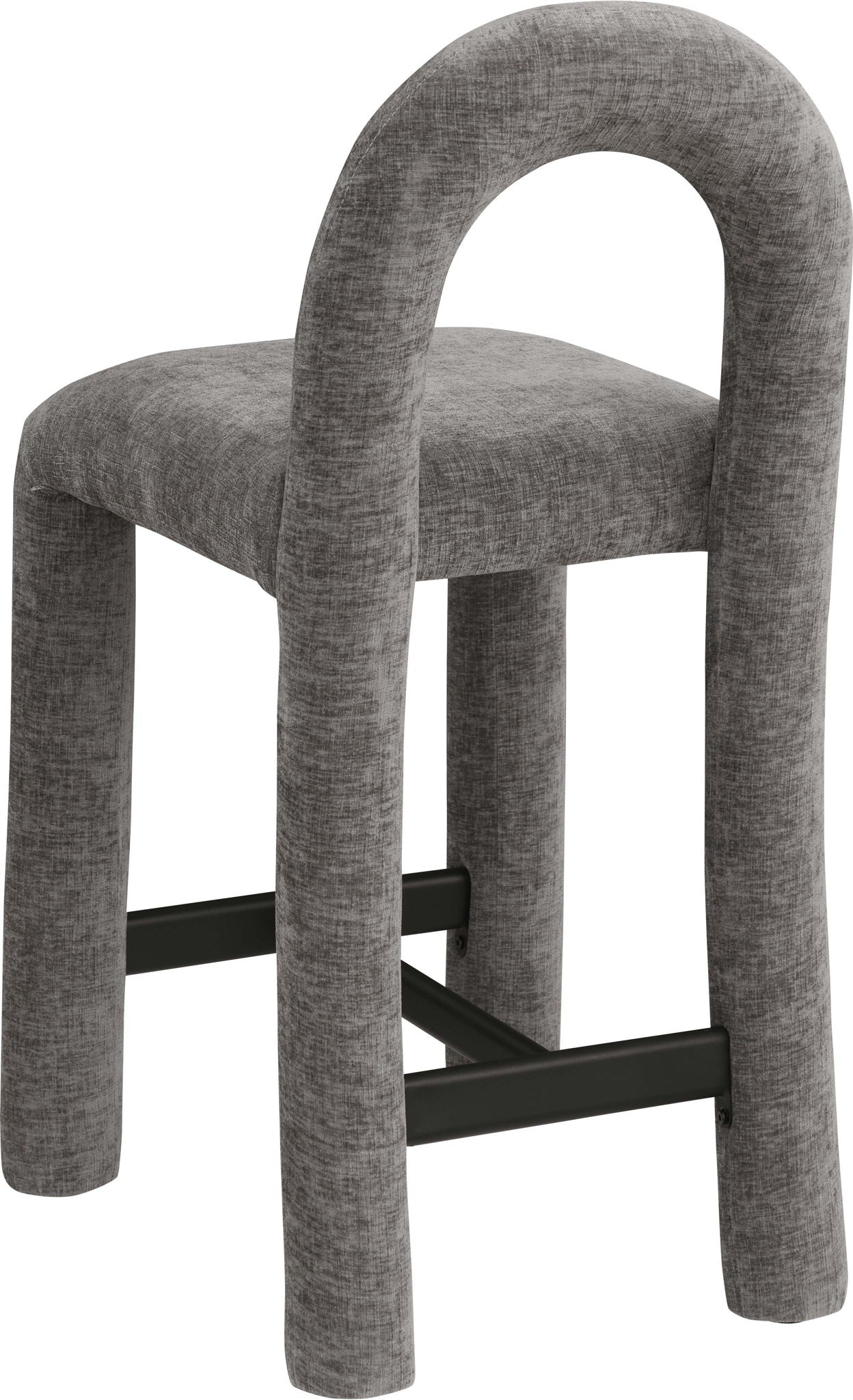 Amari - Chenille Fabric Stool