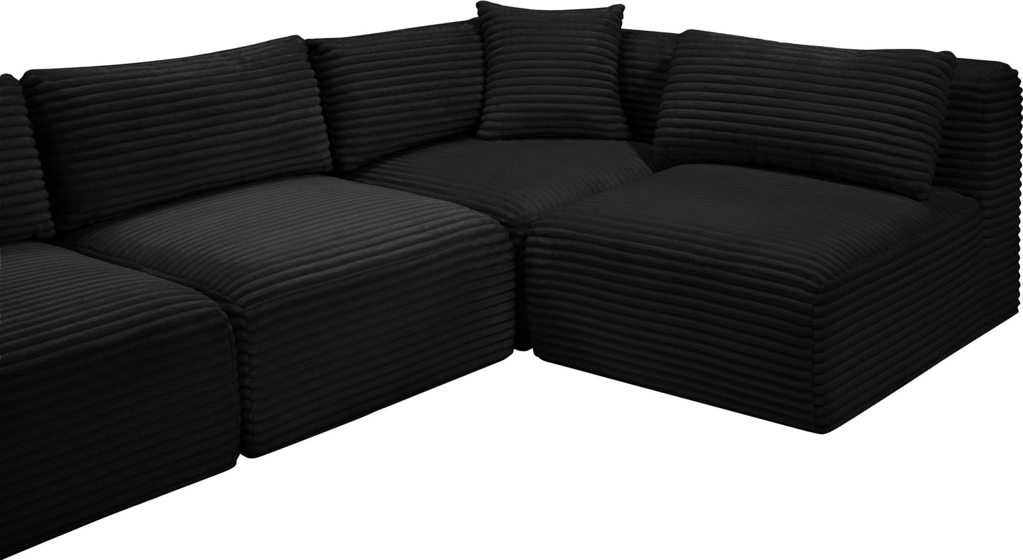 Shaggy - 6 Piece Modular U-Shaped Armless Sectional