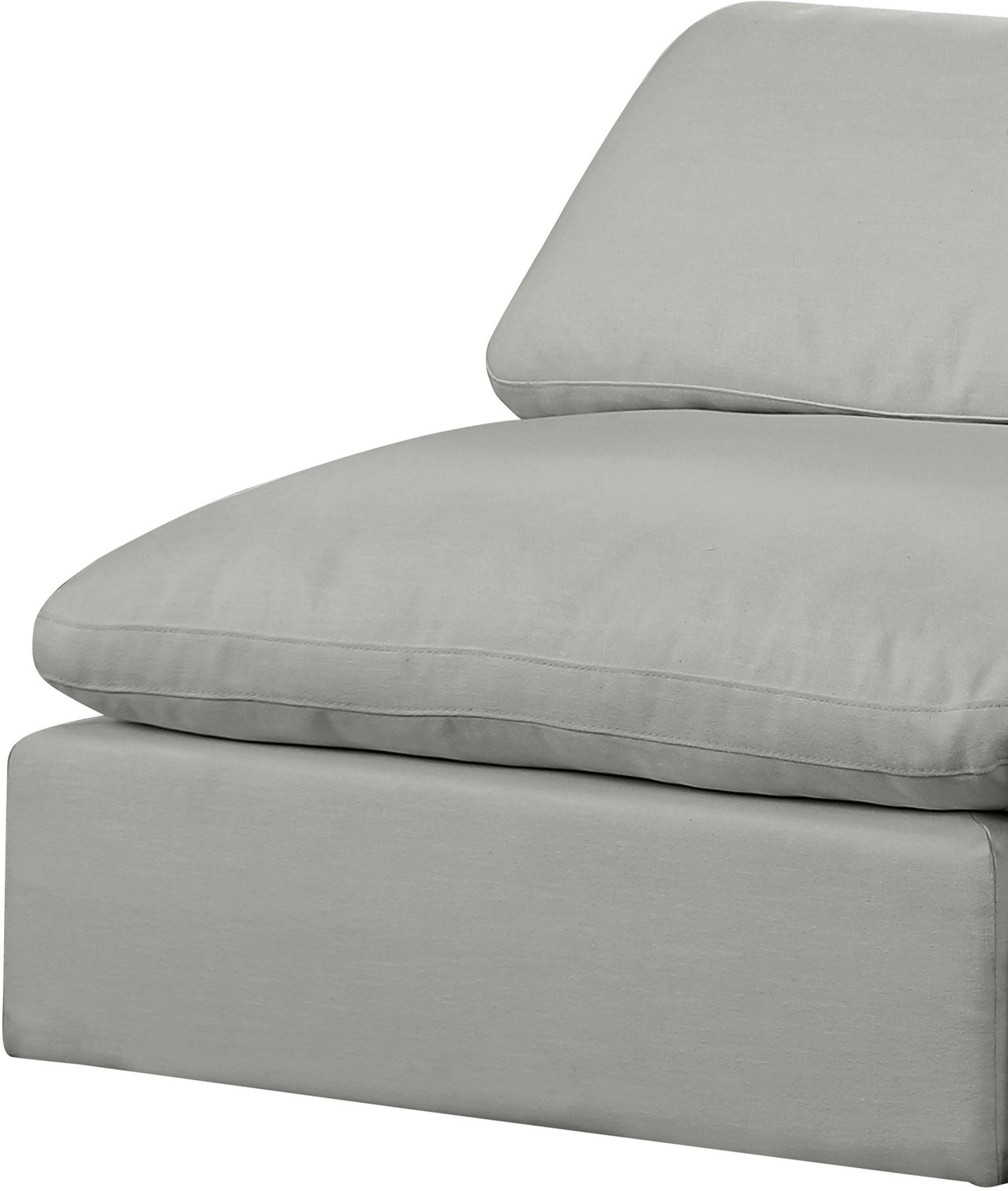 Comfy - Linen Modular Armless Sofa 3 Seats