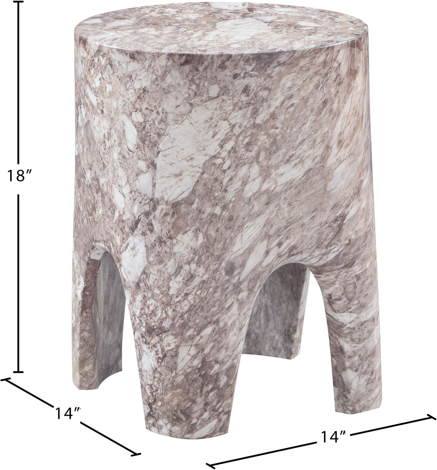 Foligno - Concrete End Table