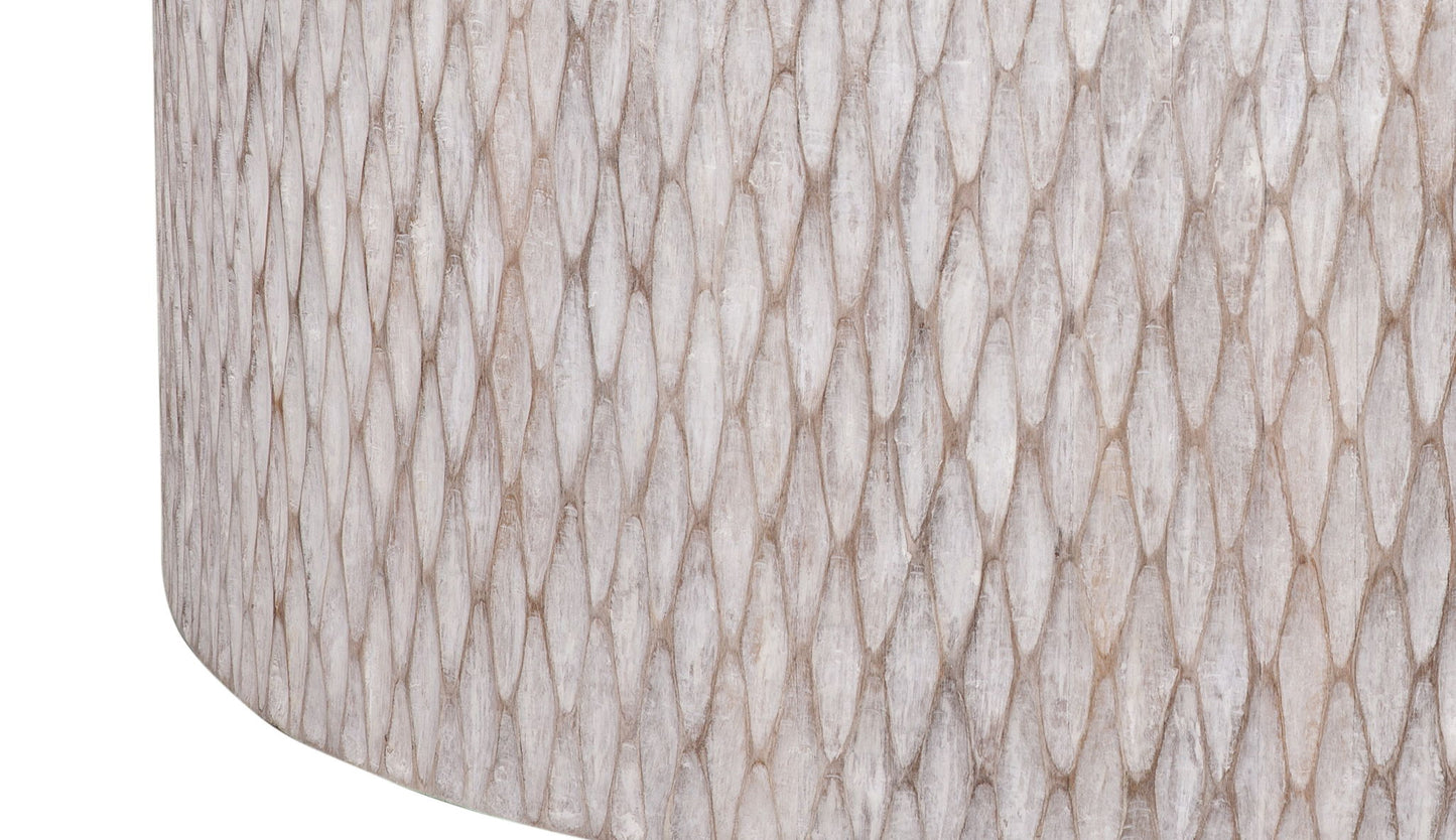 Brewer - Accent Cocktail Table - White Wash