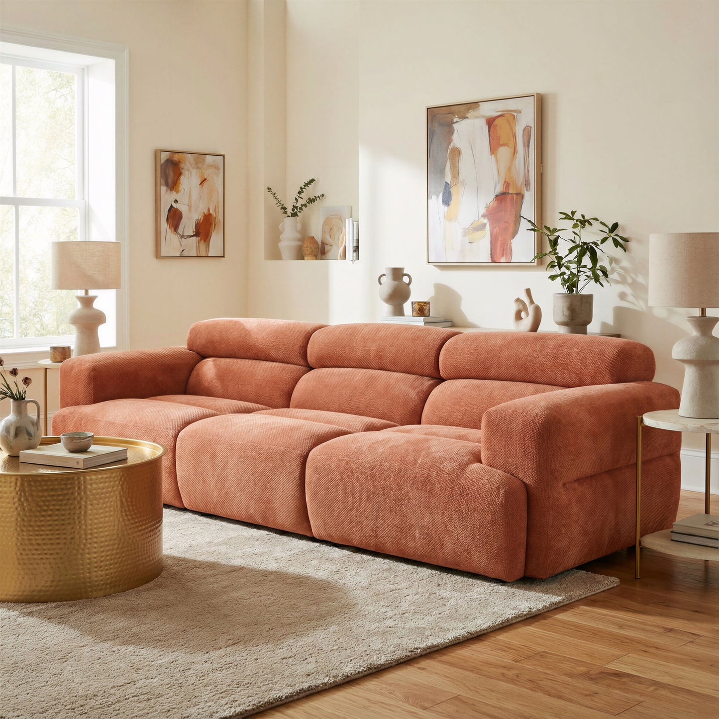 Alis - Modular Sectional - Orange