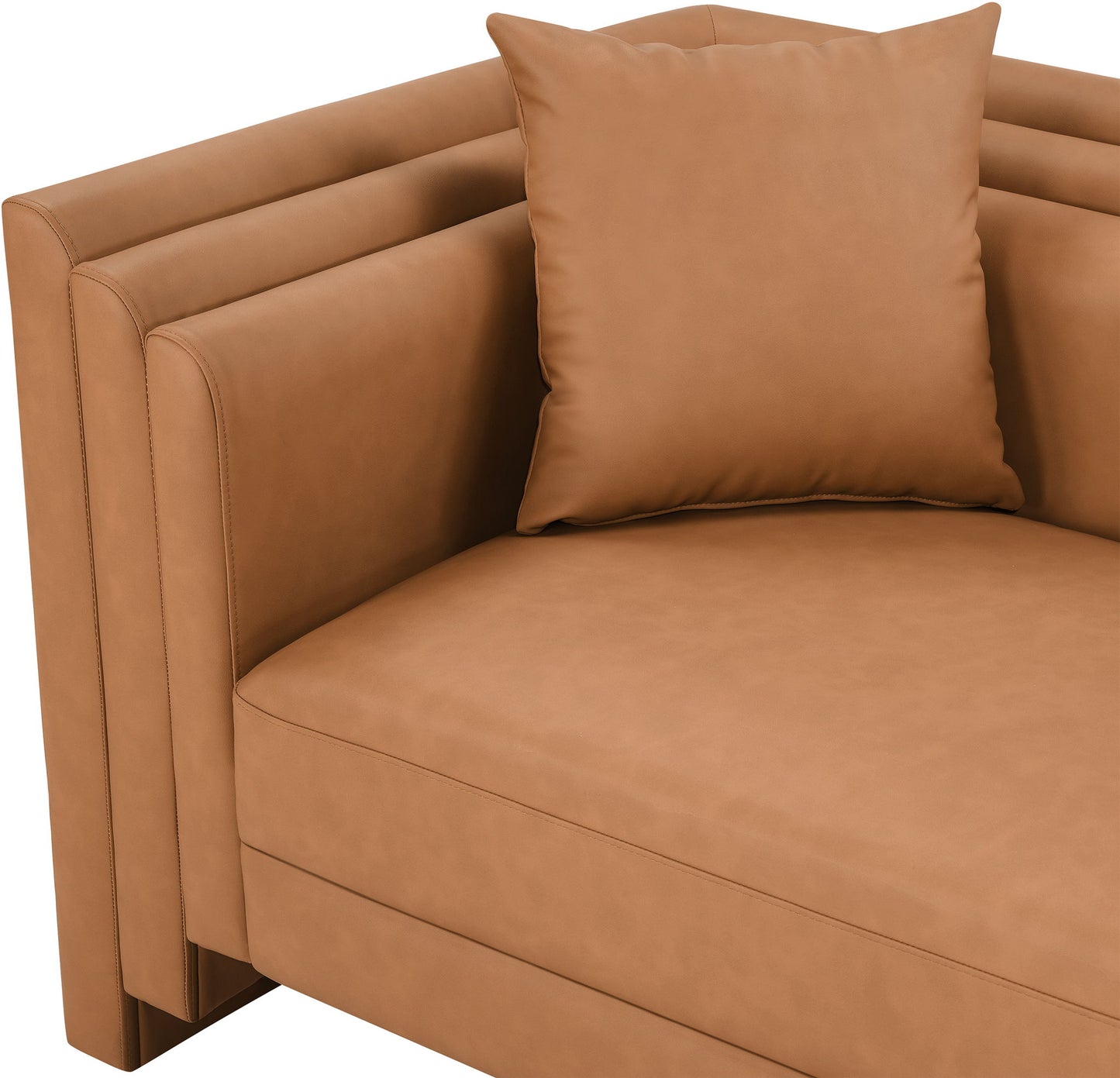 Everett - Vegan Leather Upholstered Sofa