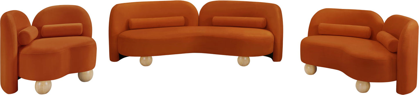 Daphne - Velvet Loveseat