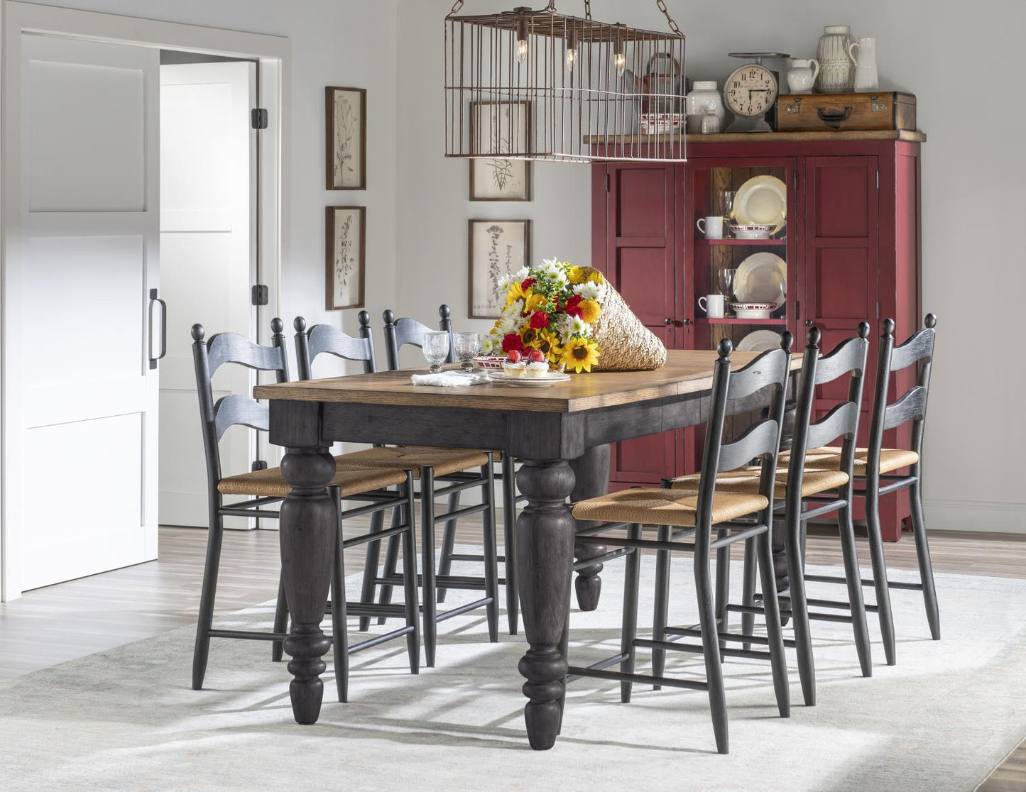 Vintage Market - Chimney Leg Counter Height Table