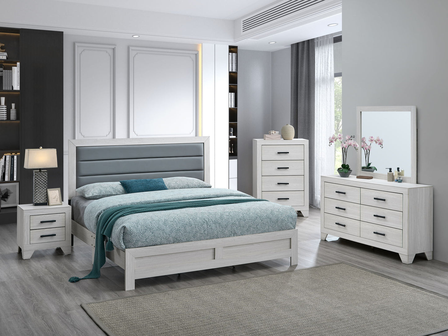 Glory Furniture - Plano - Upholstered Bed