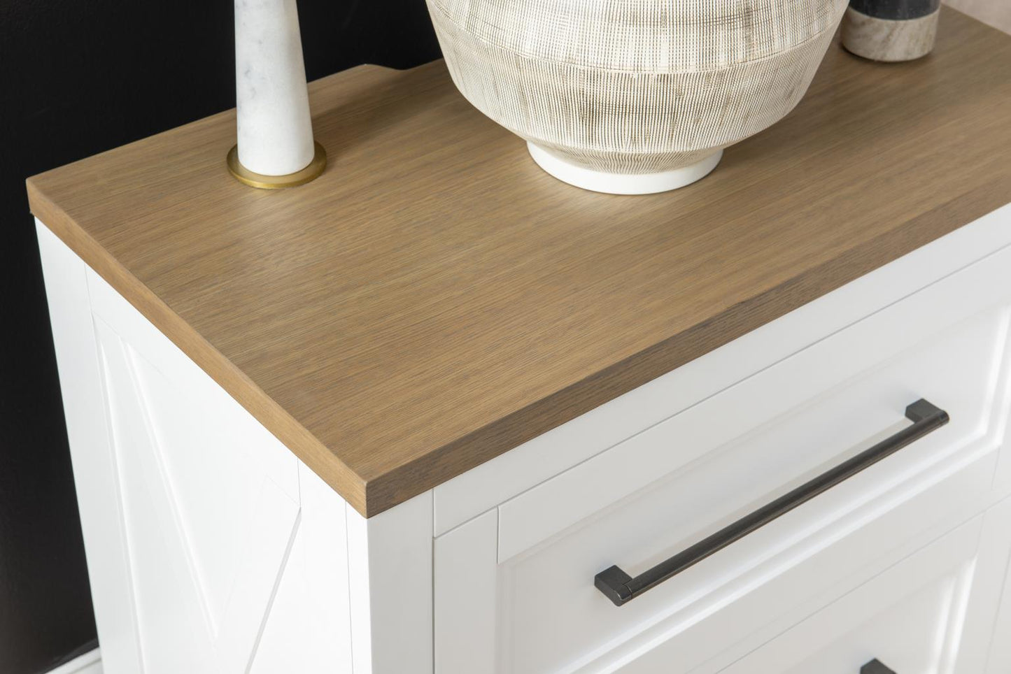 Franklin - Open Nightstand - White