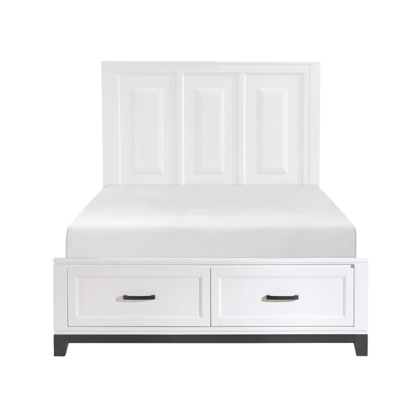 Garretson Queen Platform Bed with Footboard Storage