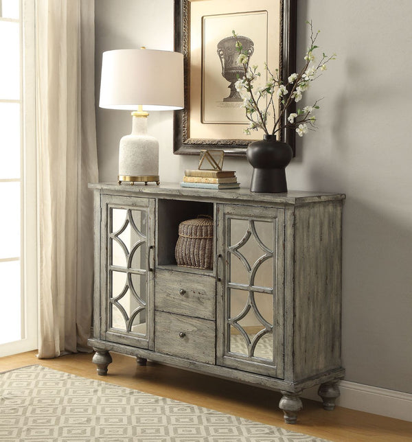 Velika - 48" Console Cabinet - Weathered Gray