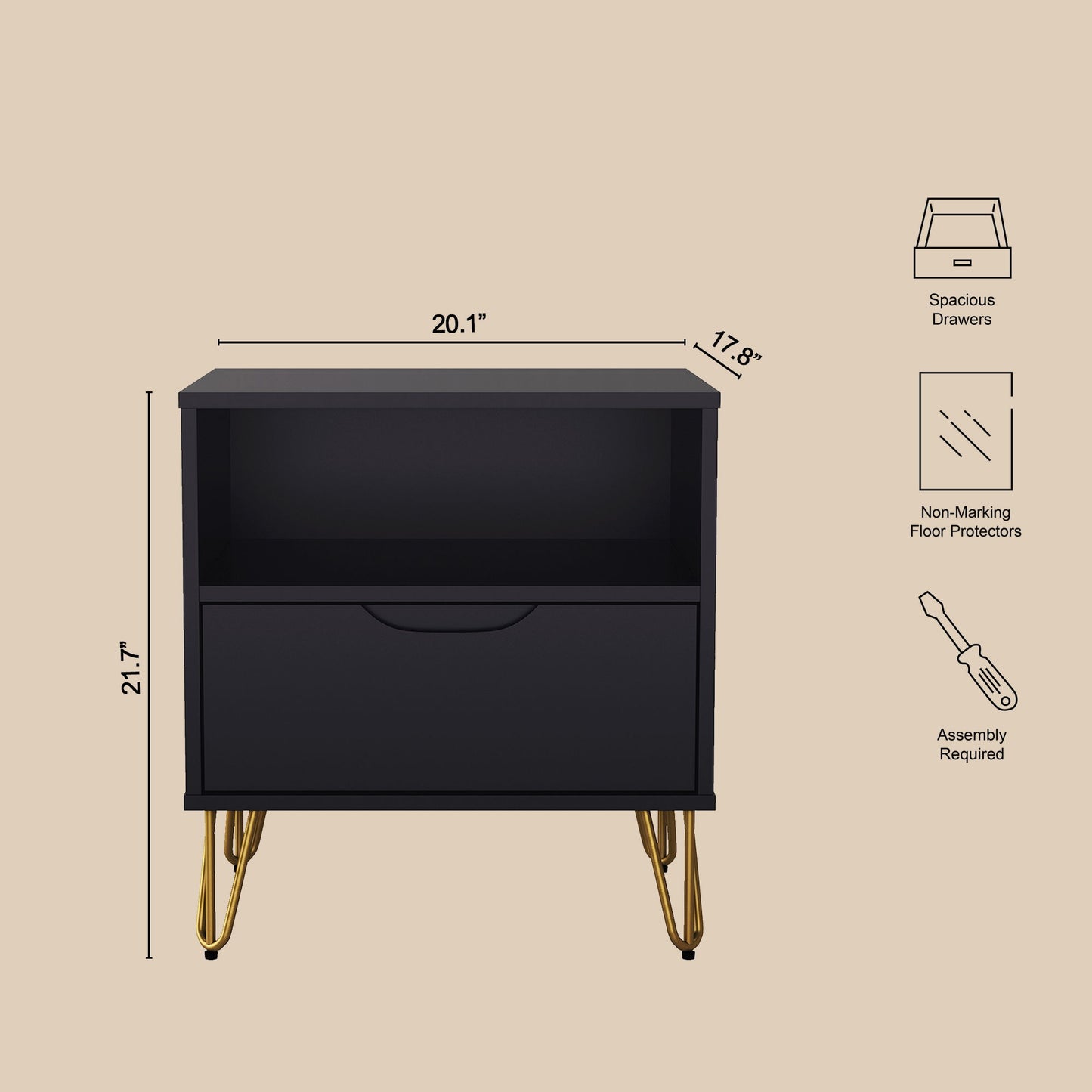 Manhattan Avira - Nightstand