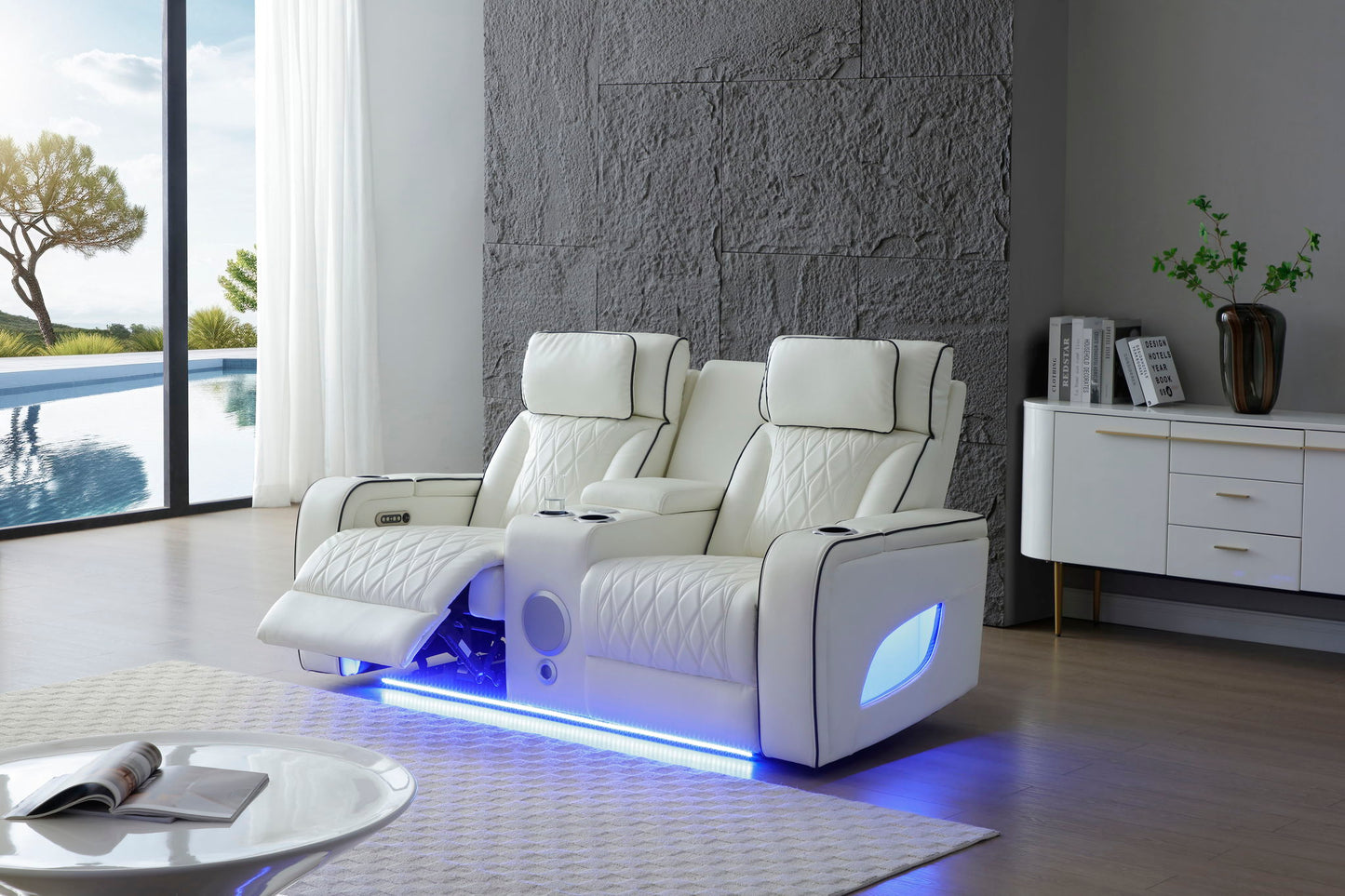 Glory Furniture - Lumin - Reclining Loveseat