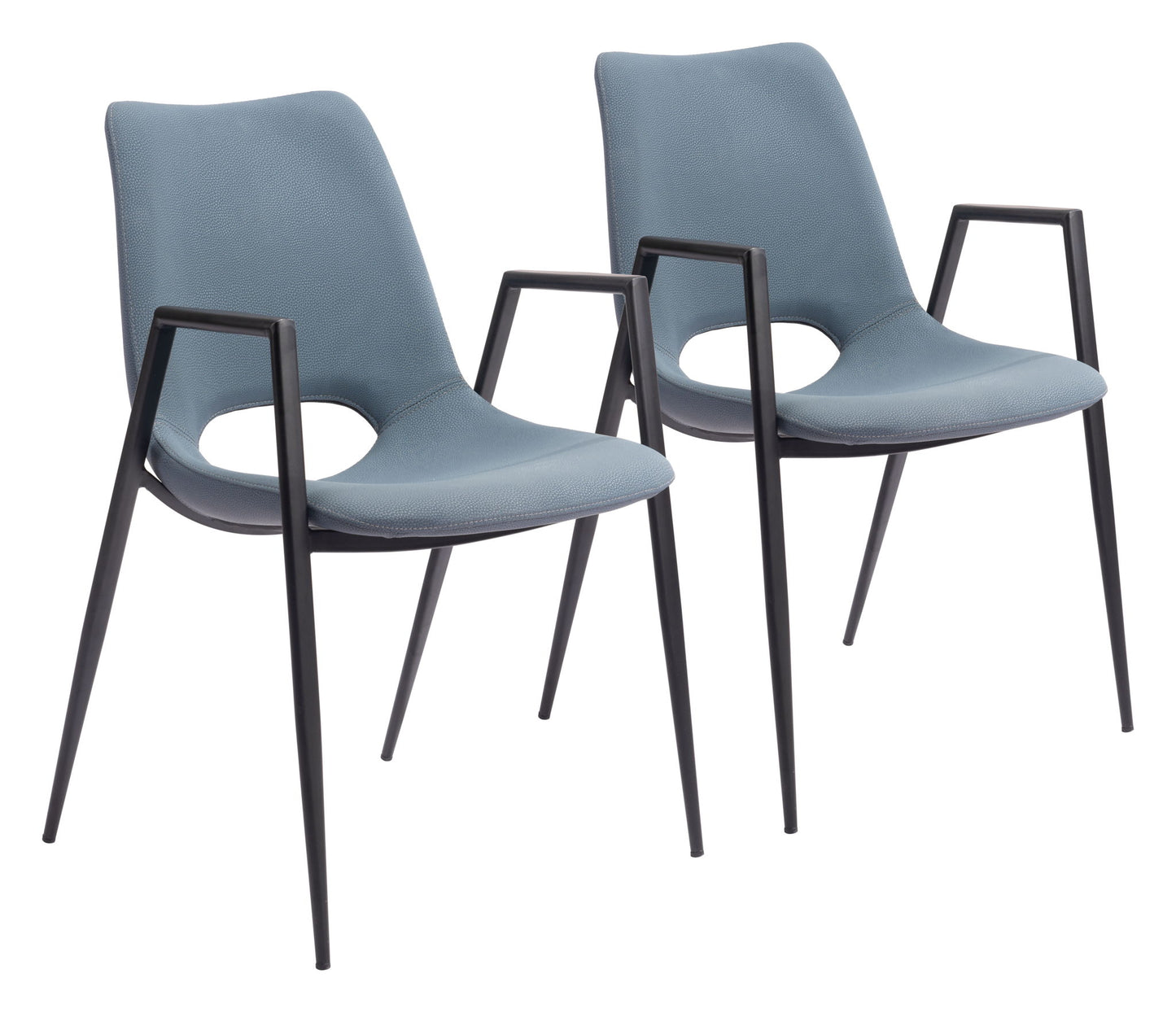 Desi - Dining Chair With Black Legs (Set of 2)