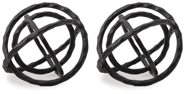 Barlee - Sculpture (Set of 2) - Black